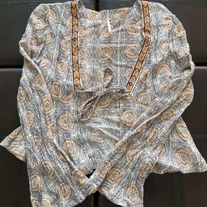 Free people cropped cardigan with the front detail